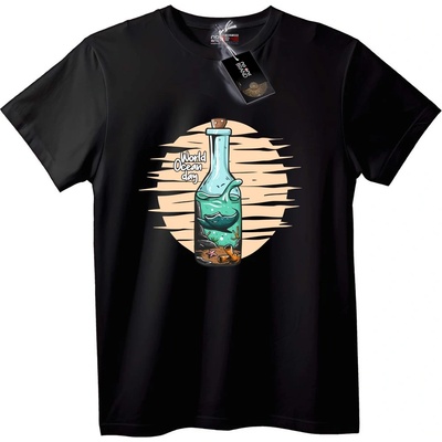 NOONEBRAND Тениска Световен Ден на Океана - 6XL, White