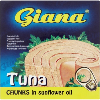 Giana Tuňák kousky ve slunečnicovém oleji 80 g