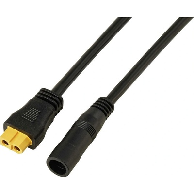 Kábel DC zásuvky 2,1/5,5 mm na XT60 0,5 m čierna TRU COMPONENTS Množstvo: 1 ks