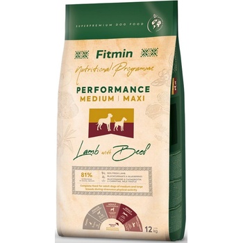 Fitmin Performance Medium Maxi Lamb & Beef 12 kg