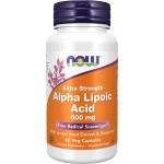 NOW Alpha Lipoic Acid, 600 mg, 60 капсули, Now