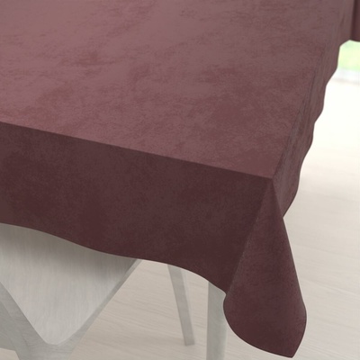 Biante Veľký zamatový obdĺžnikový obrus Velvet Premium SVP-019 Hnedofialový 180x220cm