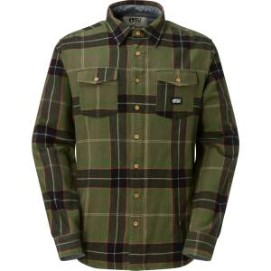 Picture Мъжка риза с копчета Picture Hillsboro Shirt - Olivine (033-3327-0311)
