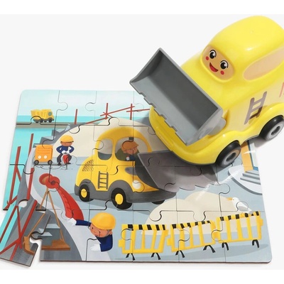 TOP BRIGHT s hračkou Buldozer 24 dílků