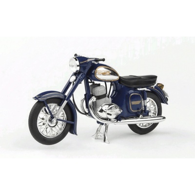 Abrex JAWA 350 Kývačka Automatic 1966 Kobaltová Modrá 1:18 – Zboží Mobilmania