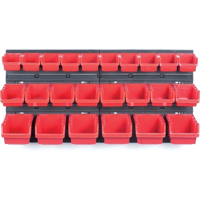 Kistenberg Stena na náradie 80x40cm + 24 boxov