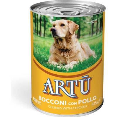 MONGE ARTÚ Chunks kura 415 g