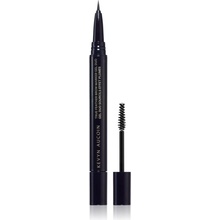 Kevyn Aucoin True Feather Brow Marker Gel Duo fix na obočí s kartáčkem Dark Brunette 0,4 ml