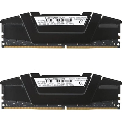 G.SKILL Ripjaws V K2 32GB (2x16GB) DDR4 3600MHz F4-3600C18D-32GVK