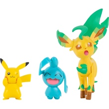 Boti Pokémon akční Pikachu Wynaut a Leafeon 5