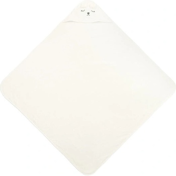 Sensillo Бебешка Хавлия С Качулка 100X100 См Мече Бяло Sensillo (SILLO-30561)