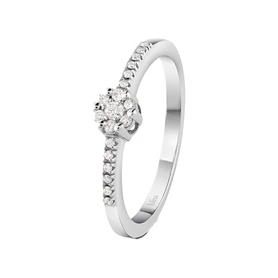 Bliss Диамантен пръстен от бяло злато Bliss 20095518 (20095518)