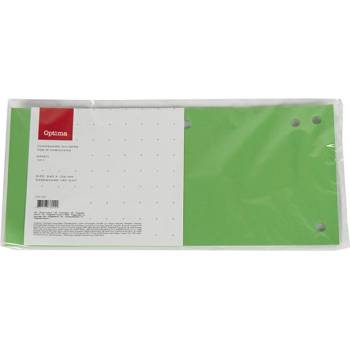 OPTIMA Разделителна лента OPTIMA 105x240mm зелена 10 броя 128217 (128217)