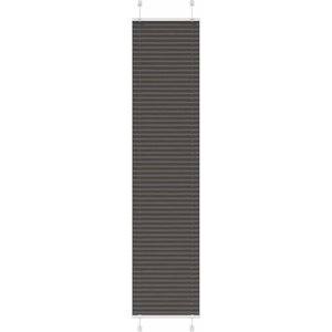 vidaXL Плисирана щора черна 40x200 cm Ширина на плата 39, 4 cm (4015148)