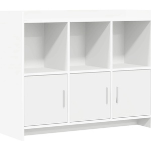 vidaXL Служебен шкаф Бяло 98, 5 x 33 x 80 см Инженерна дървесина (8011139)