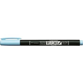 Tombow Томбоу Маркер Фуденосуке мек пастел син (ws-bs73)