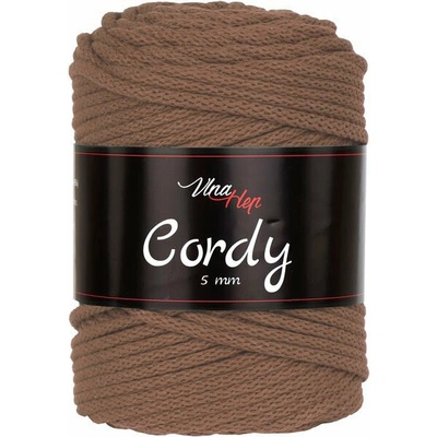 Příze Cordy 5mm 8224 šedohnědá (D200)