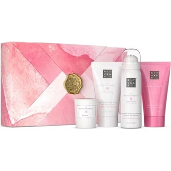 RITUALS The Ritual of Sakura sprchový gel 50 ml, tělový peeling 70 ml, tělový krém 70 ml a voňavá svíčka 25 g Dárková sada