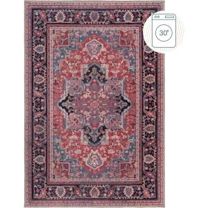 Flair Rugs Килим в цвят бордо със смес от рециклирани влакна подходящ за пране 160x230 cm Windsor - Flair Rugs (503119376013)