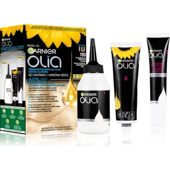 Garnier Olia Big Kit перманентната боя за коса цвят 110 Super Light Natural Blonde