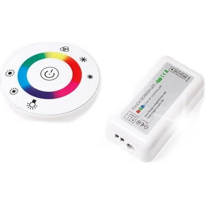BERGE Dálkový ovladač RF pro LED RGB dotykový 18A 216W bílý MA0078