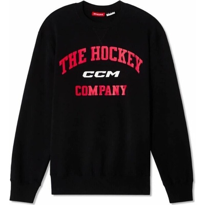CCM mikina Athleisure Fleece Crewneck YTH čierna