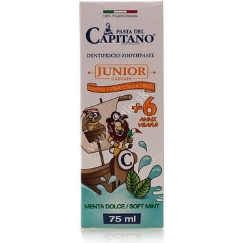 Pasta del Capitano Junior 6+ detská zubná pasta 75 ml