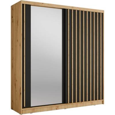 Sconto ALUNA I 215 x 150 cm dub artisan/čierna