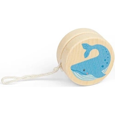 Bigjigs Toys Dřevěné jojo Velryba
