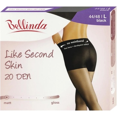 Bellinda Punčochové kalhoty Like Second Skin černé 20 DEN