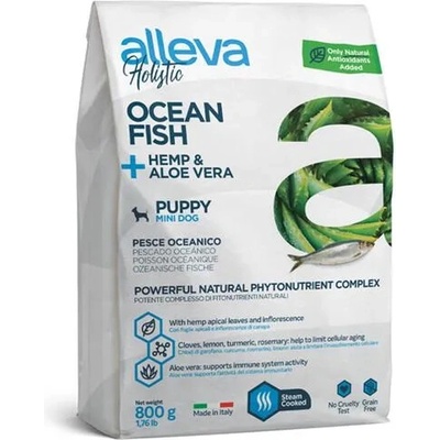 Alleva Holistic Puppy & Junior mini Ocean Fish 0,8 kg