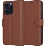 Techsuit Калъф за iPhone 15 Pro - Кожено Протектор - Кафяв (KF2323532)