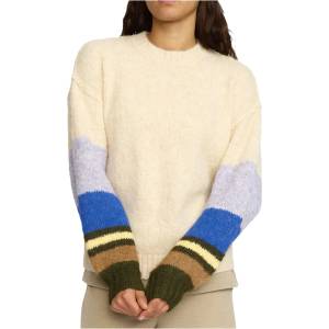 Selfhood Дамски пуловер Selfhood Women's Striped Mohair Sweater Jumper - Offwhite - размер XL (117-3439-0215)