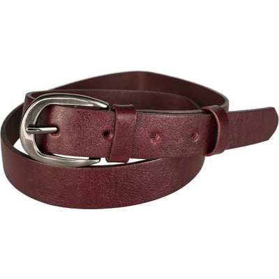 Penny Belts kožený opasek 2501-95 bordo