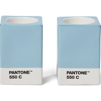 Copenhagen Design Свещници Pantone за класически или чаени свещи, светлосини, 2 бр (101720550)