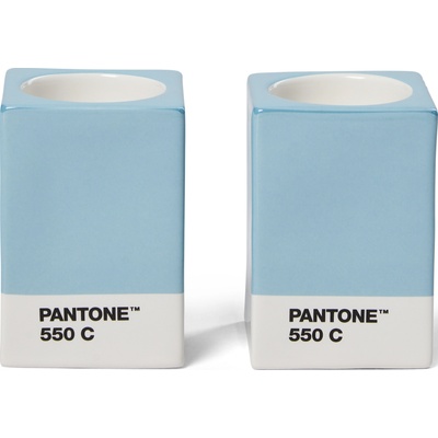 Copenhagen Design Свещници Pantone за класически или чаени свещи, светлосини, 2 бр (101720550)