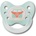Dentistar Силиконова залъгалка с халка Dentistar - Мир, размер 2 (22291)