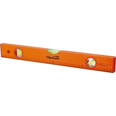 Sparta Нивелир алуминиев, 1000 мм, 3 либели, жълт, с линийка// Sparta