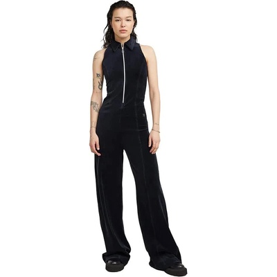 G-STAR Гащеризон G-Star Wide Leg Velvet jumpsuit - Blue (Osaka Blue)