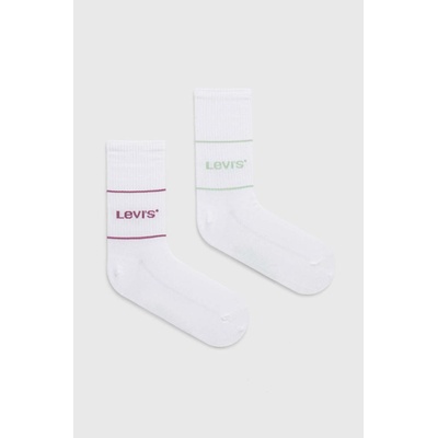 Levi's Чорапи Levi's (2 броя) в бяло (37157.1080)