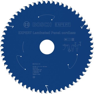Bosch Акумулаторен трион за ламинирани панели bosch expert, 190 × 2, 1/1, 4 × 30 мм, t60 2608902128 (2608902128)