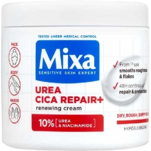 Mixa Urea Cica Repair+ Renewing Cream 400 ml Лосион за тяло