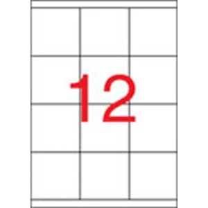 APLI Универсален етикет, 70x67, 7 mm, APLI, 1200 етикета в опаковка (01290)