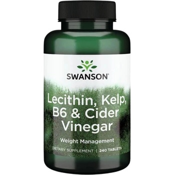 Image 1 of Swanson Lecithin, Kelp, B-6, & Cider Vinegar 428 mg [240 Таблетки]