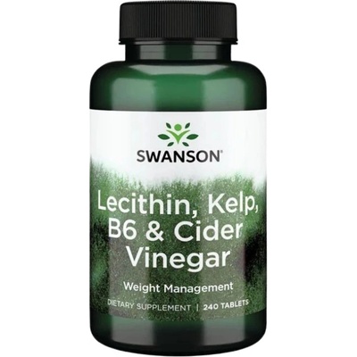 Swanson Lecithin, Kelp, B-6, & Cider Vinegar 428 mg [240 Таблетки]