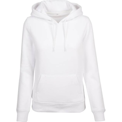 Build Your Brand ИЗГРАДЕТЕ СВОЯТА МАРКА ОТ 026 / Дамски суичър с качулка - бял 5xl (56002600115)
