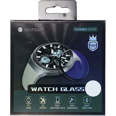 BESTSUIT Протектор за Huawei Watch GT2 Pro, Bestsuit Flexy Glass, Прозрачен (5903396117718)