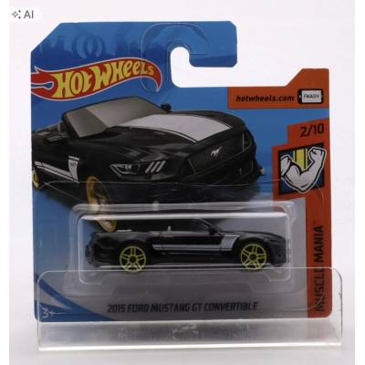 Mattel Hot Wheels 2015 Ford Mustang GT Kabriolet 1:64