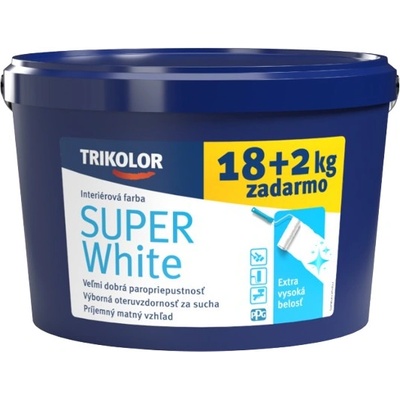 TRIKOLOR SUPER WHITE 36+4 kg biela