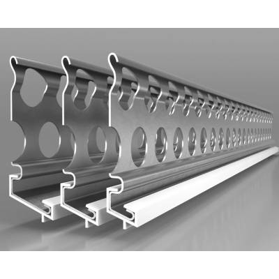 LIKOV Catnic Pze-Soc soklová lišta s Pvc okapničkou pro vnější omítky - 53 x 10 mm, 3 m